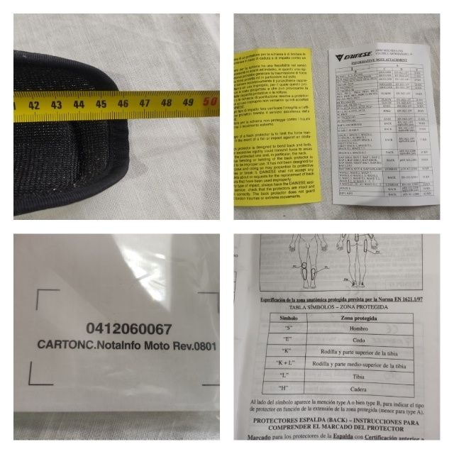 Genunchiere peste pantaloni Dainese K+L moto bike scuter atv bicicleta