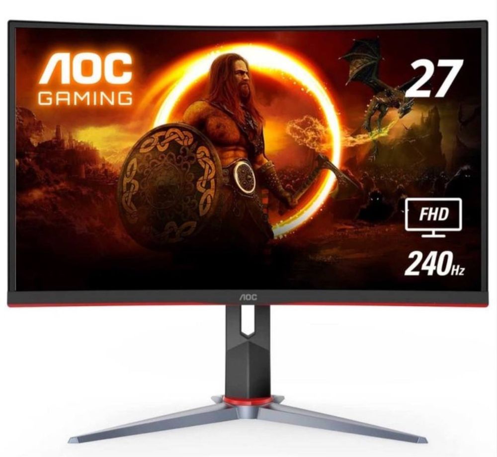 AOC 27 240hz Manitor yangi