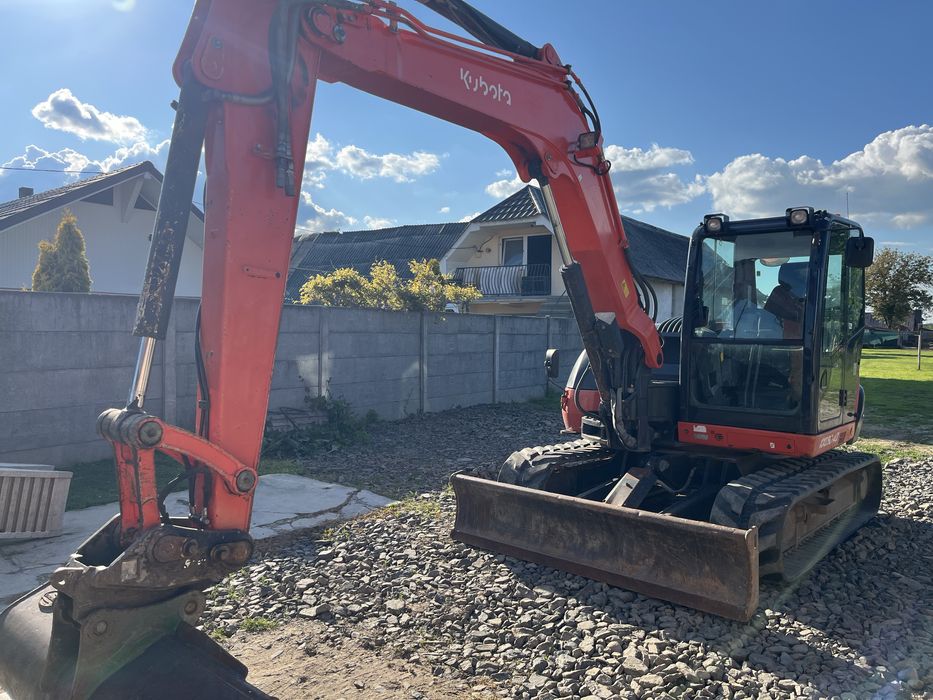 Miniexcavator kubota 080