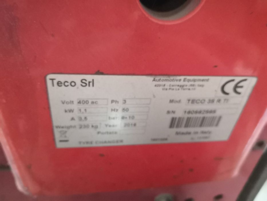 TECO 35 – Машина за монтаж и демонтаж на гуми

Продавам автоматична ма