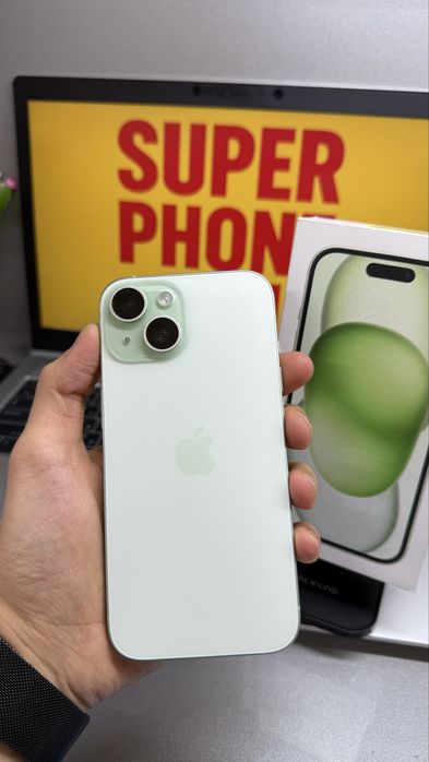 Iphone 15. Зеленый. В идеальном состояний