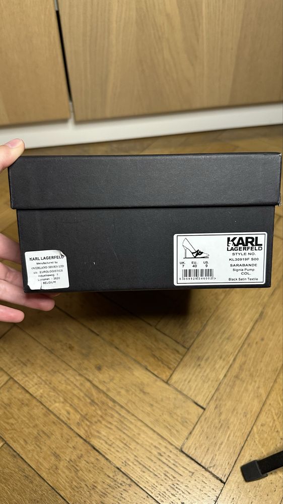 KARL LAGERFELD Черни токчета