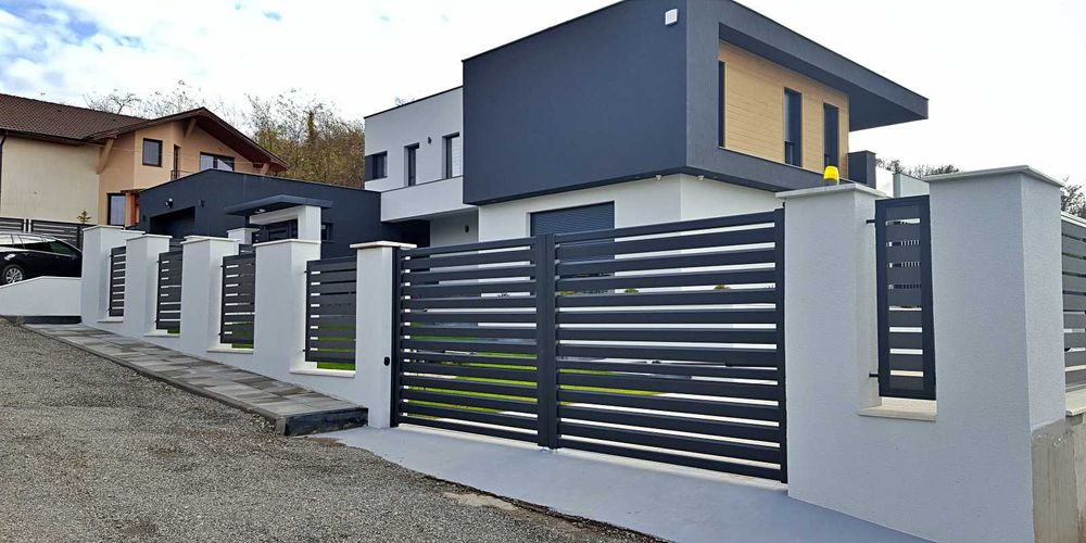 Garduri din panou tip jaluzele, sipca metalica, alte modele de vanzare