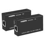 Ozvavzk HDMI Extender 60M Cat 6/5E Receptor Full HD 1080P 3D HDCP EDID