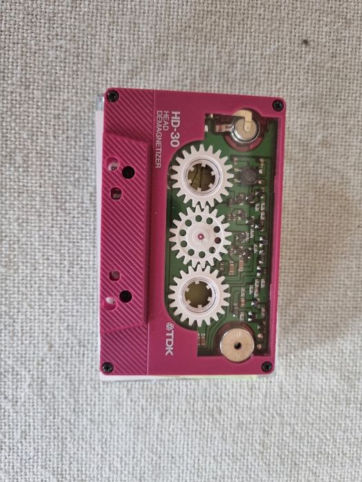 Caseta Audio Demagnetizator capete TDK HD-30. Impecabila.