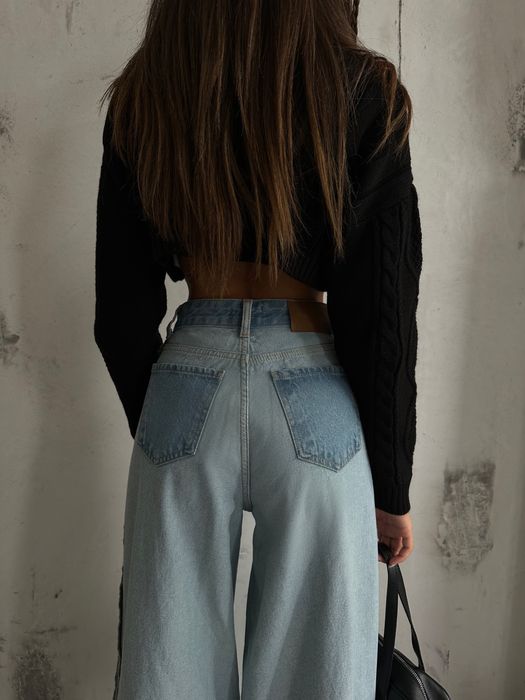 Дънки тип обърнати