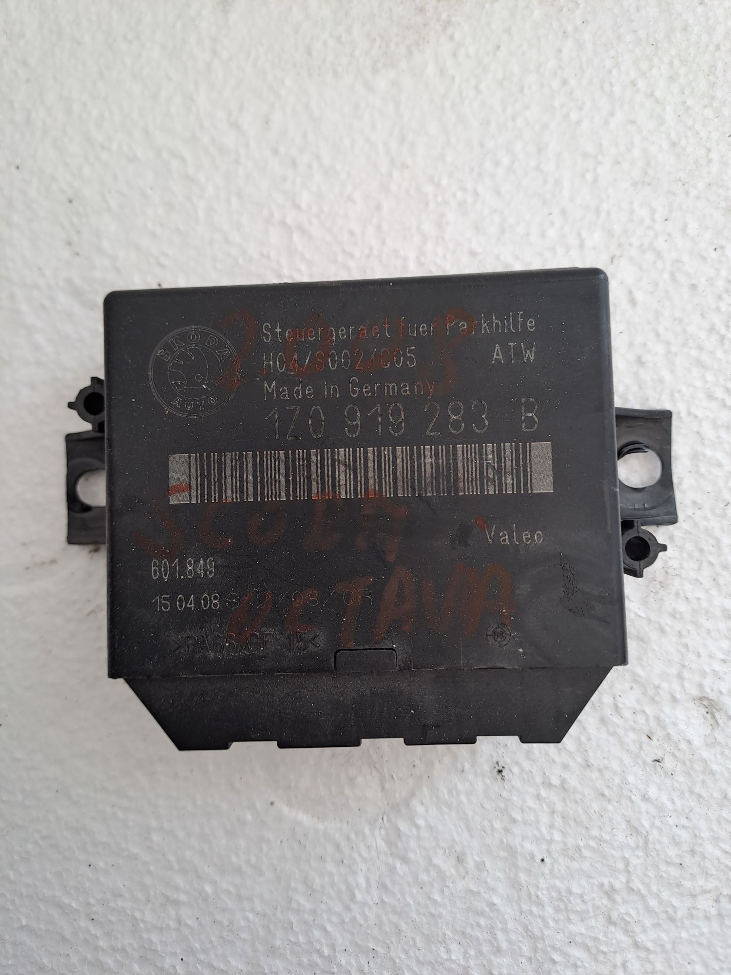 Modul senzori parcare Skoda Octavia 2 cod produs:1Z0919283B/1Z0 919 28