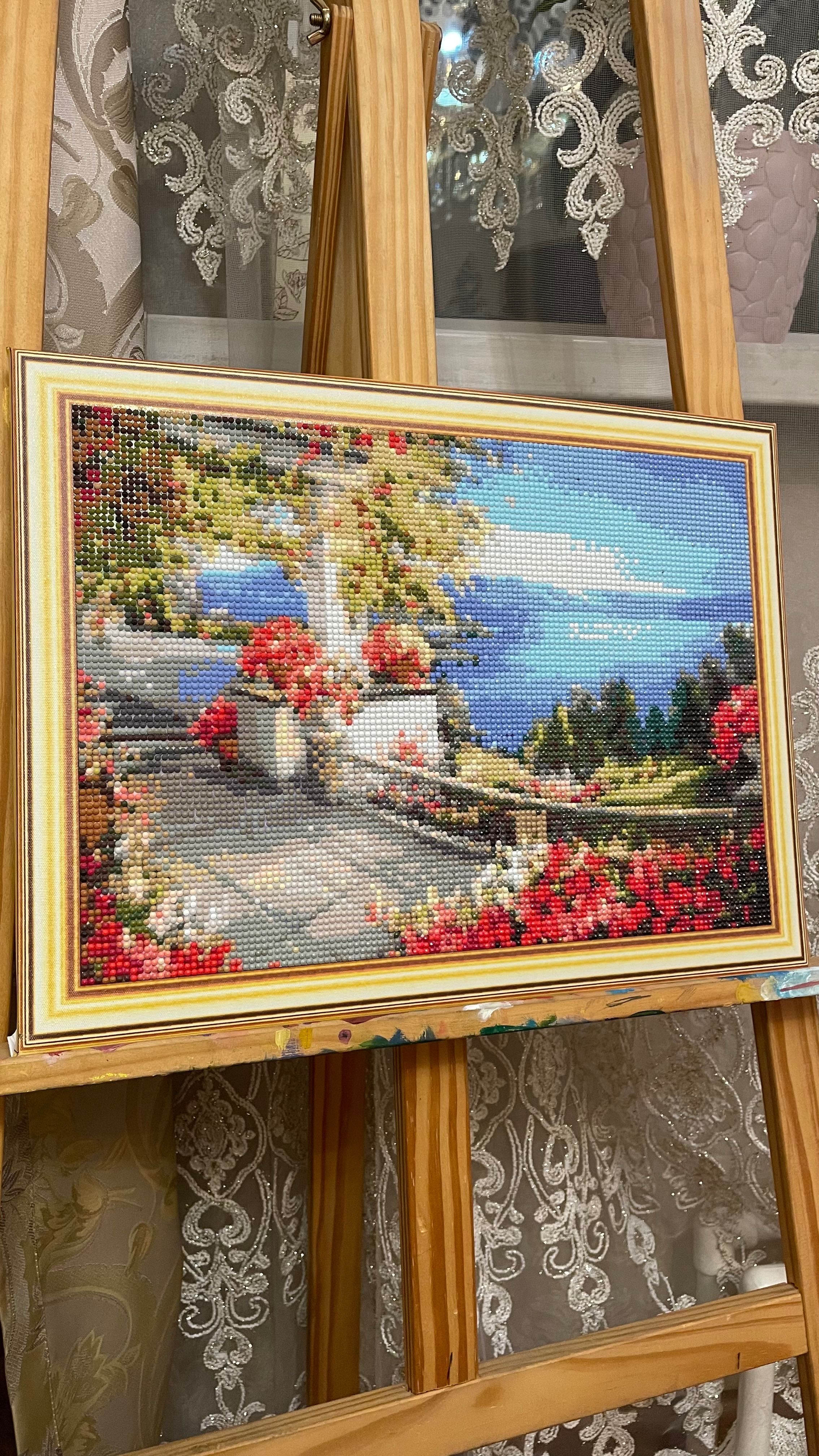 Алмазная мозаика 30*40 “Santo Rini” готовая