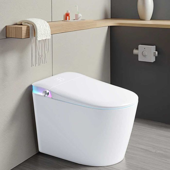 Мултифункционална смарт тоалетна с биде, подгрев, сушене, масаж M202