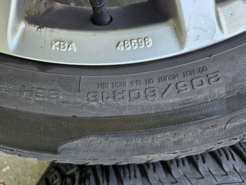 Продавам джанти DIEWE D116 / 5×112  Made in Germany! Зимни гуми 205/60