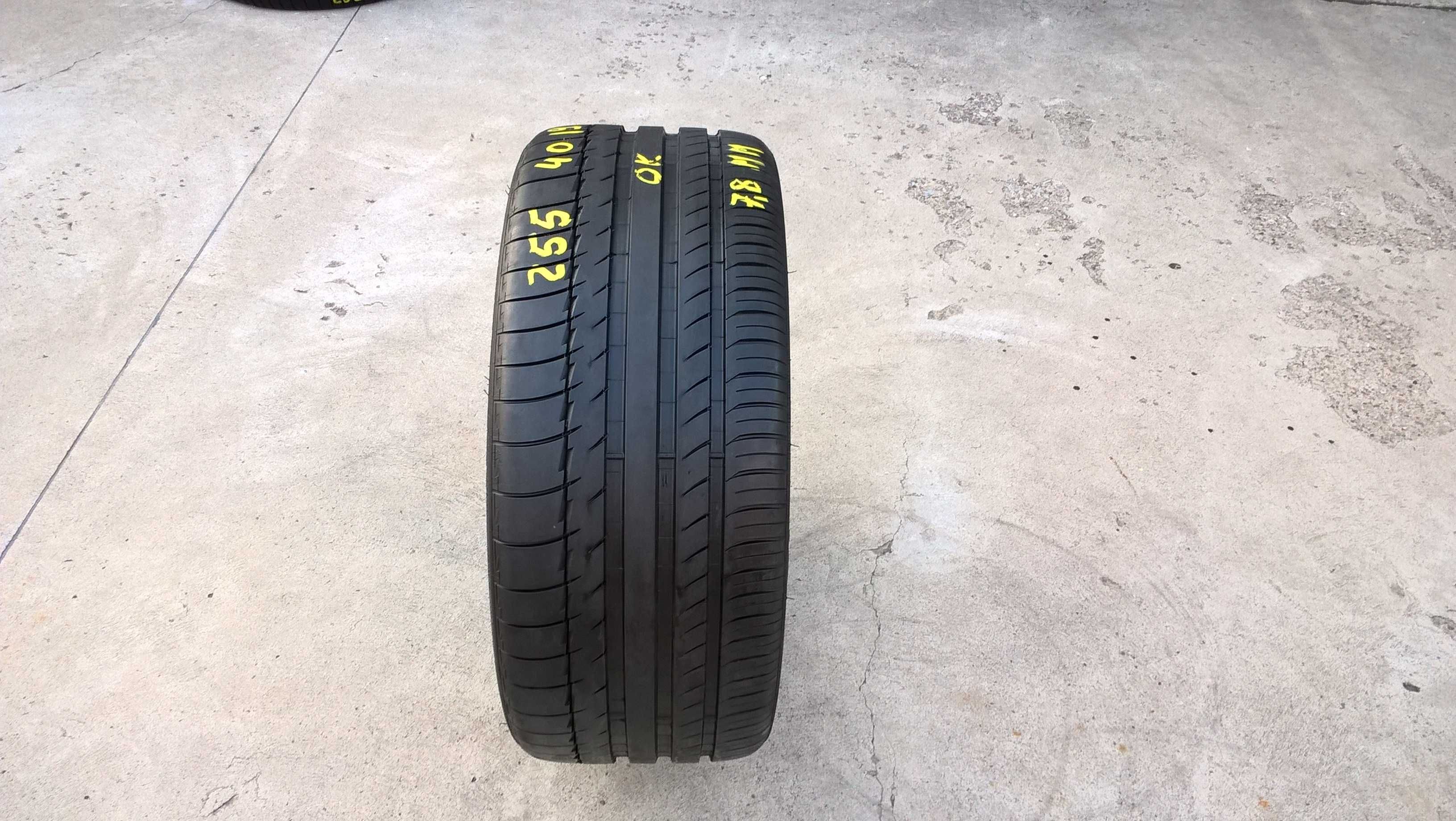 O anvelopa de vara 255 40 19 michelin pilot sport profil 7,8 mm