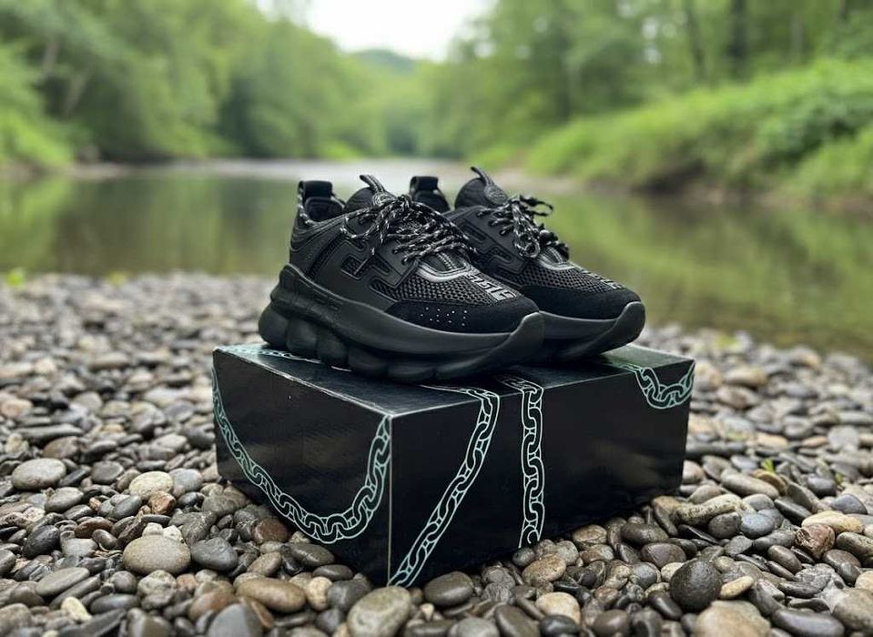 Versace Chain Reaction Black - PREMIUM - Full Box
