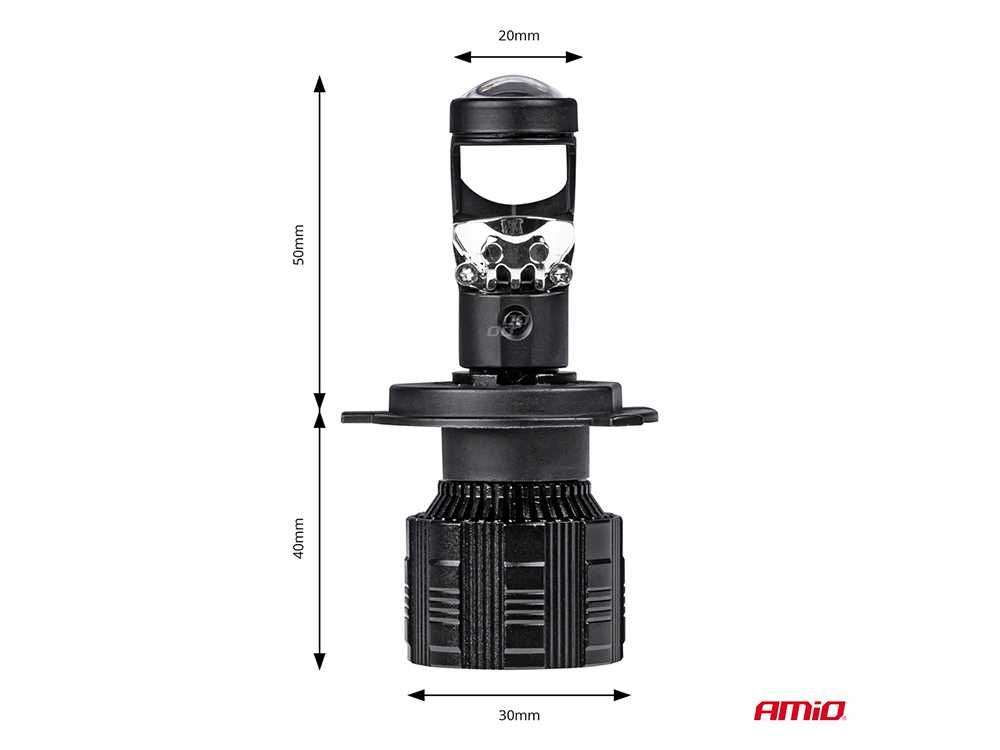 Крушки H4/H19 AMIO PL LED 60W 9-32V 6000K