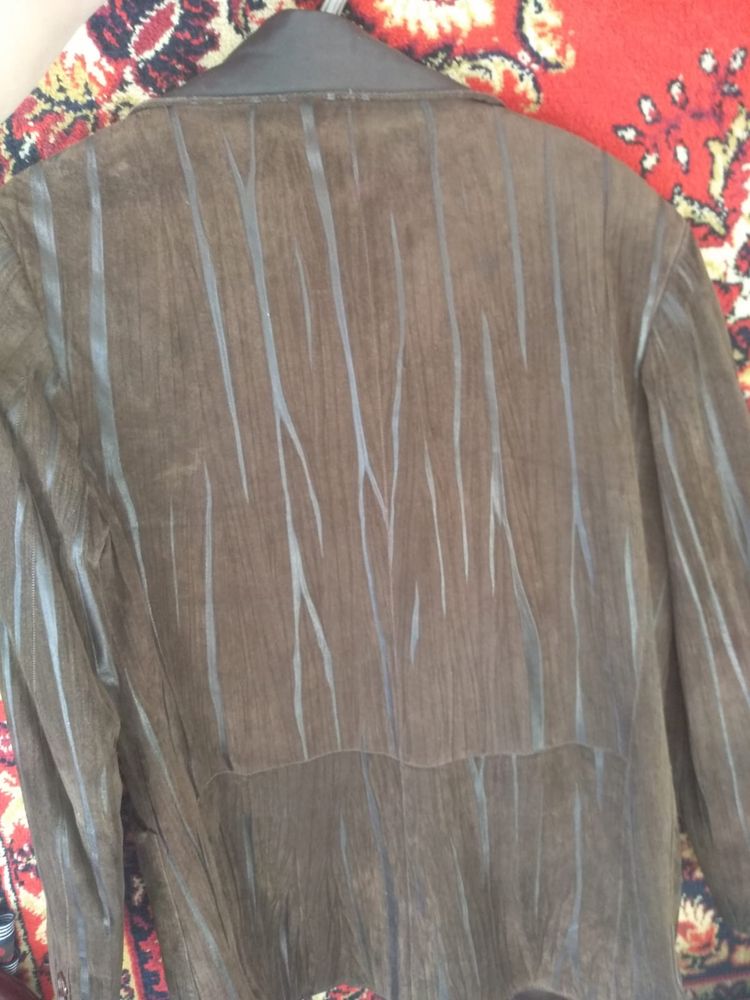Продам клубный замшевый кожанный пиджак