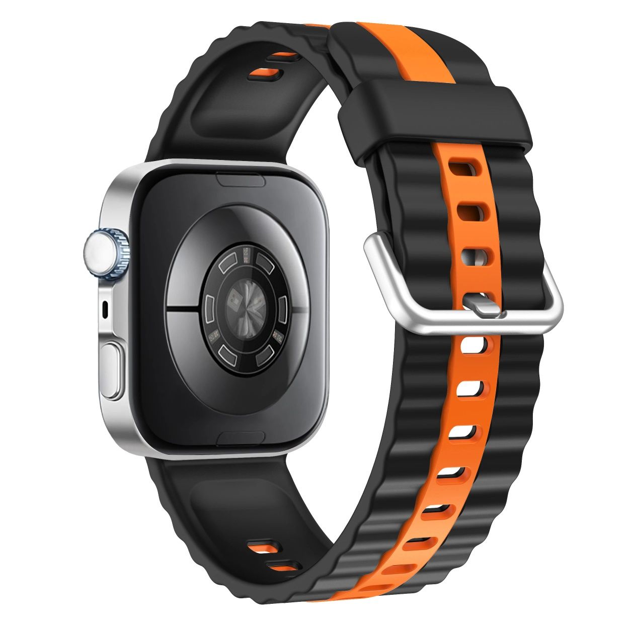 Huawei Watch Fit 3 4 4 Pro / Двуцветна силиконова каишка