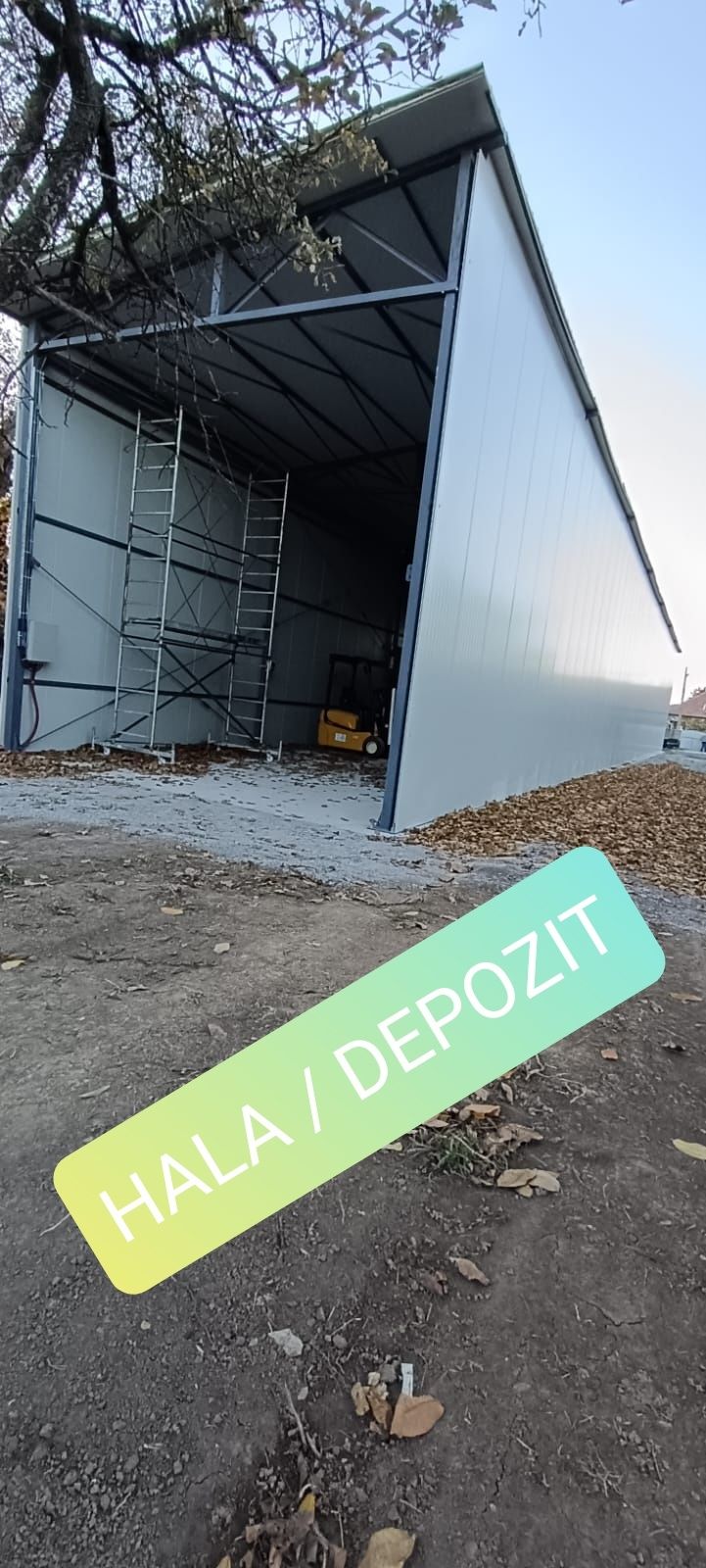 Depozit panouri sandwich termoizolante, constructii, containere, hale