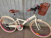 Bicicleta copii B'TWIN Poply 500 Cream