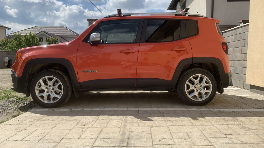 Vand 4 jante Jeep Renegade 2017 R 17 cu cauciucuri Michelin de iarna