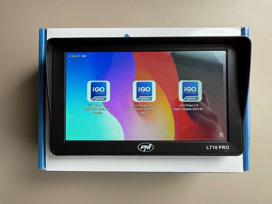 GPS nou PNI L710 Pro Harti 2025 Q2  camion/autocar/autoturism