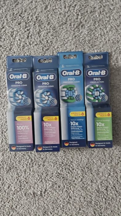 Rezerve originale Oral-B PRO – Sensitive Clean & Cross Action