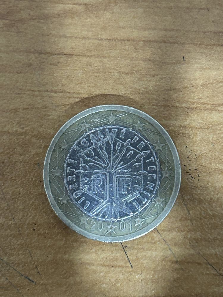 1 euro 2001 france 1 евро 2001 франция