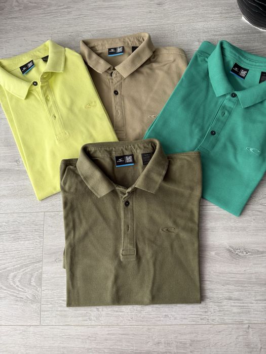 Set 4x tricouri O’Neill polo originale, 100% bumbac, marime M