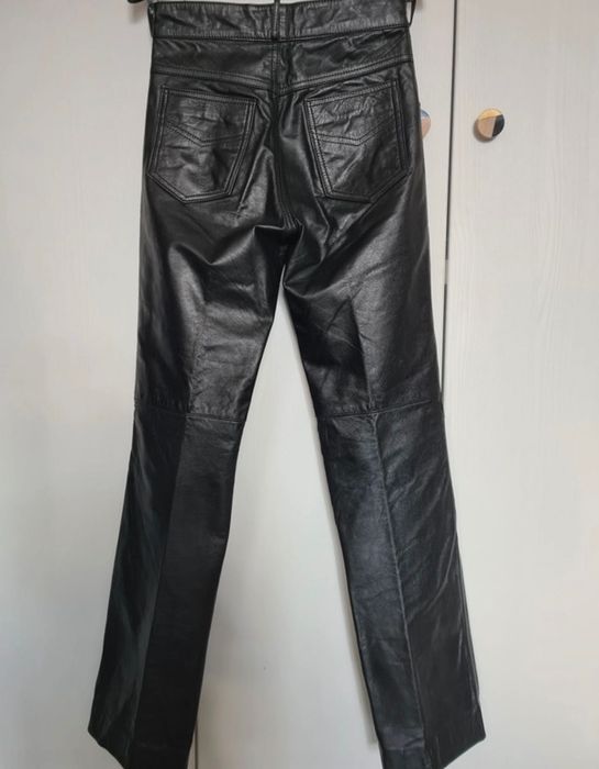 Pantaloni piele naturala marime S
