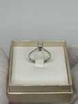 INEL AUR ALB 18K + 1 Diamant = 0.40ct - Logodna - Vintage + Certificat