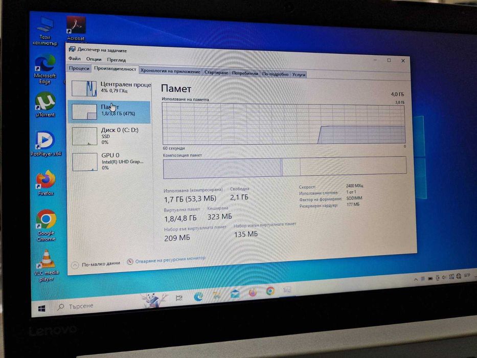 Лаптоп Lenovo IdeaPad 330-15IGM 81D1