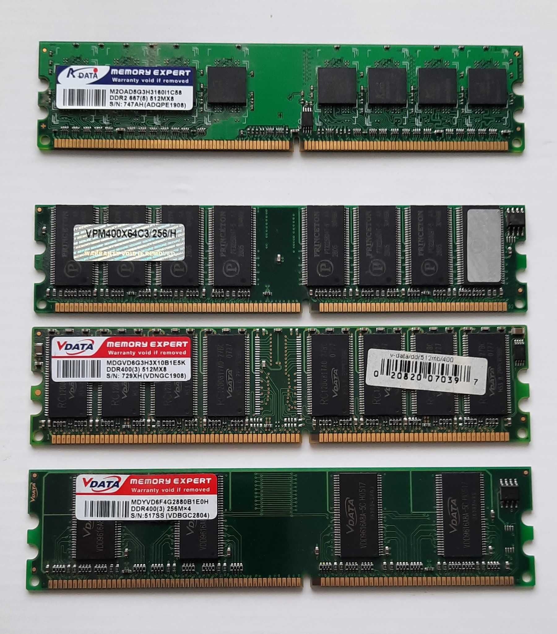 Memorie RAM DDR400 1GB, DDR2 667 512MB