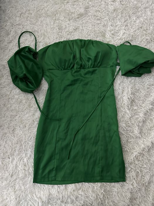 Къса рокля сатен р-р ХС