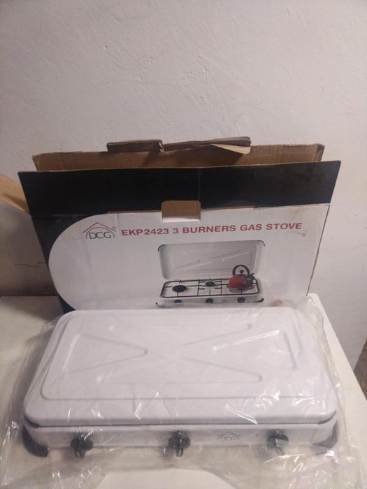 Компактен троен газов котлон  
DCG EKP2423 / мощност 900W
 3 горелки /