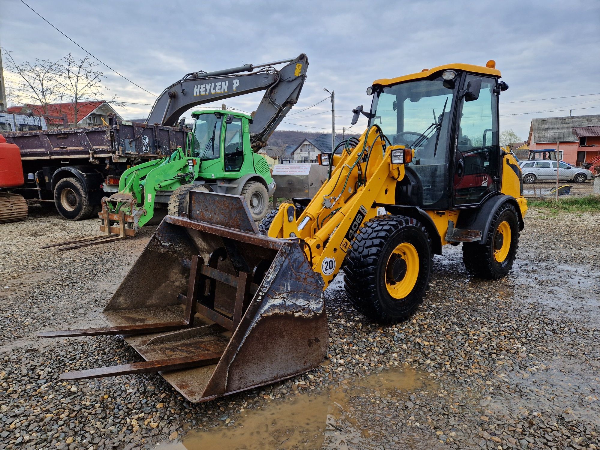 Încărcător frontal, vola  jcb 406 2 bucati