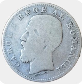1 leu 1885. Argint