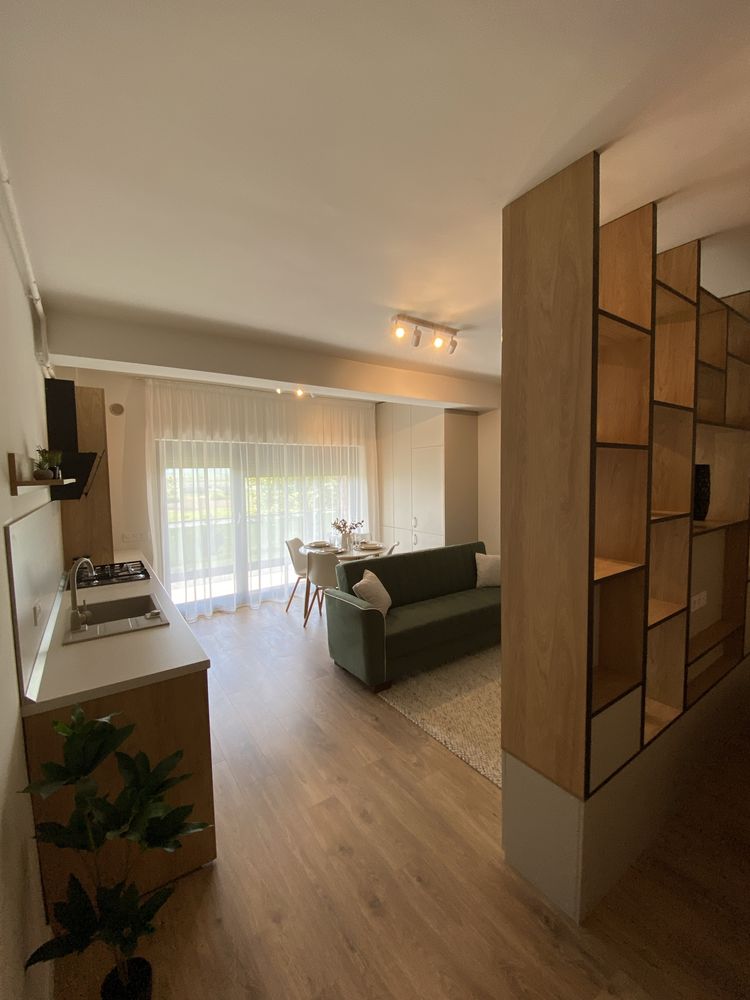 Apartament garsoniera Sibiu intabulat mobilat