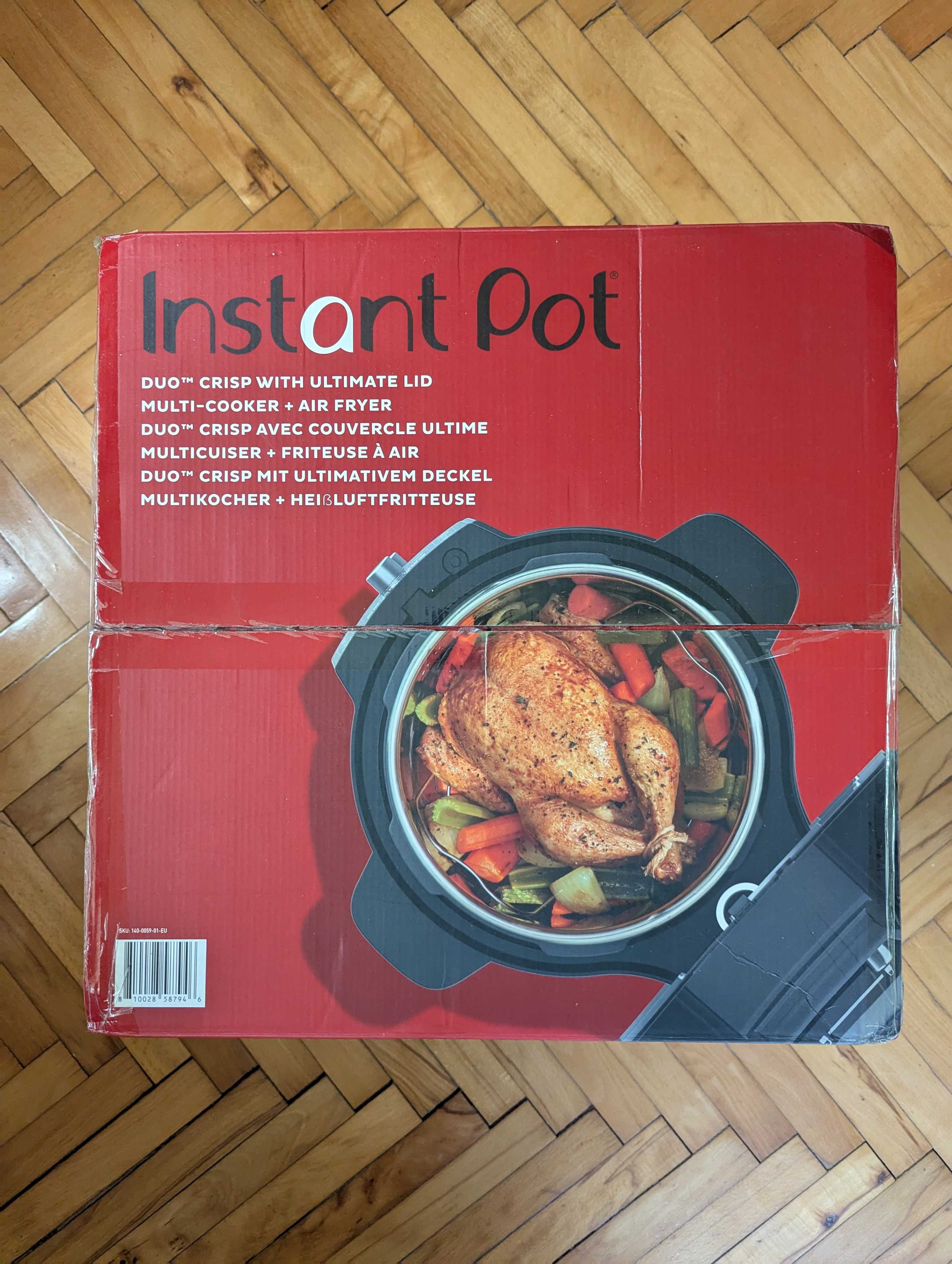 Мултикукър 6.2L Instant Pot DUO CRISP ULTIMATE LID air fryer