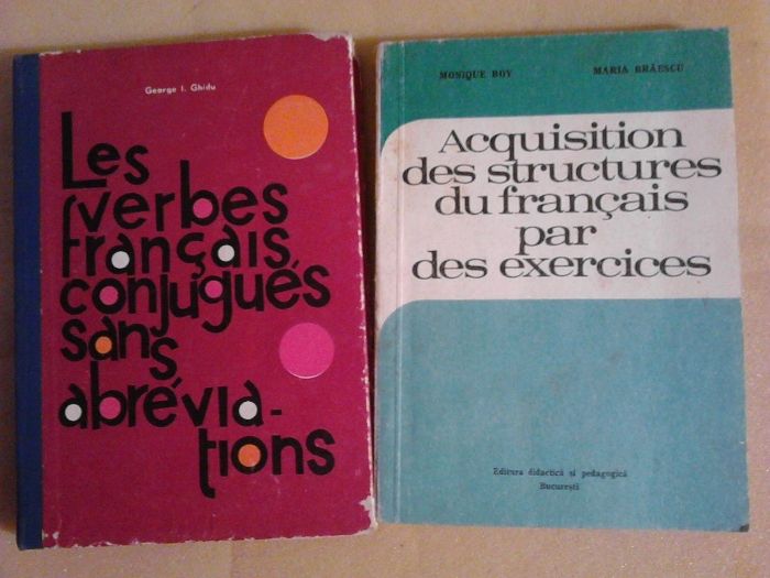 carti de gramatica limbii franceze, anii '70 - 12 lei/buc. sau schimb