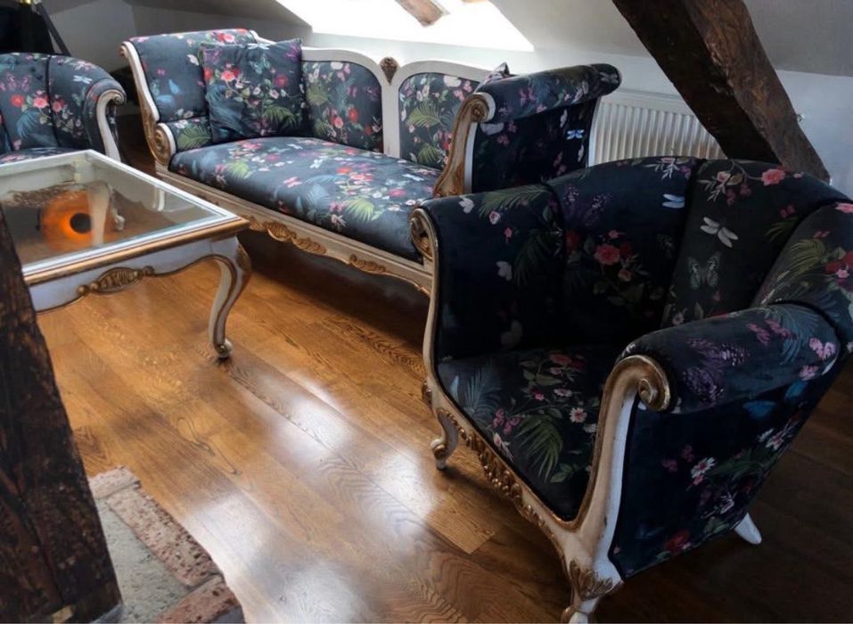 Set mobila stil - tapitata cu stofa Dolce