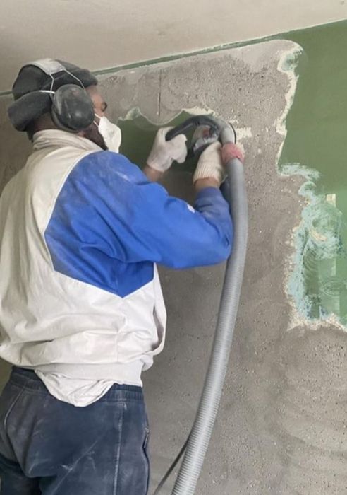 Шлифовка бетонных стен и полов