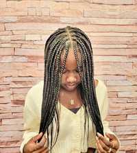 Codite Afro, box braids, împletitură