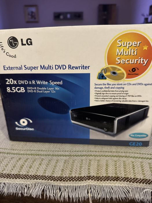 Dvd writer LG , sursa independenta de alimentare