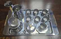 Set cafea cu tava si pahare Zepter