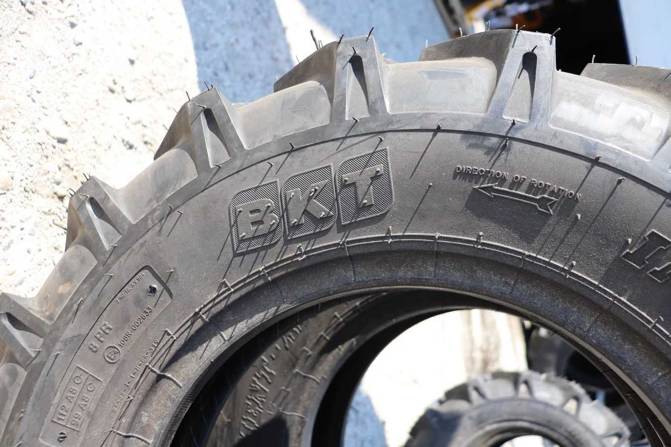 Anvelope de tractiune 7.50-16 BKT 8 pliuri cauciucuri pentru tractor