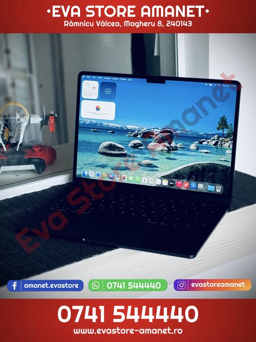 Laptop Apple MacBook Air 13 inch M3 2024 250GB 8GB RAM Garantie 2028