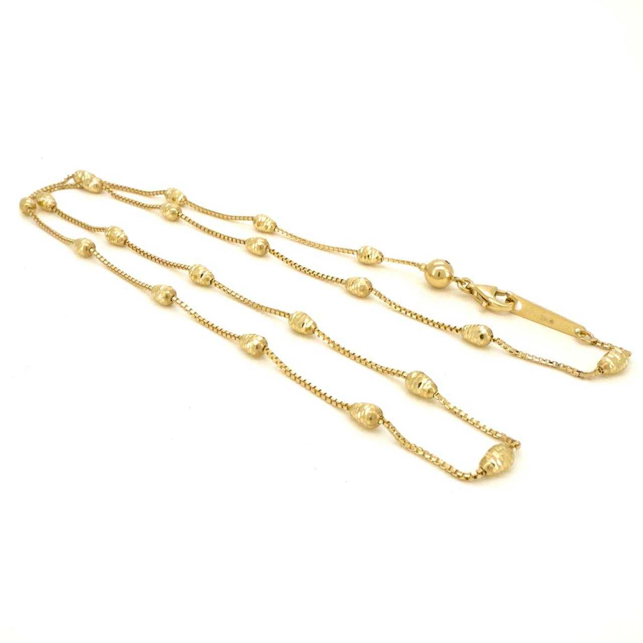 Tilla zanjir "Luminous Beads"