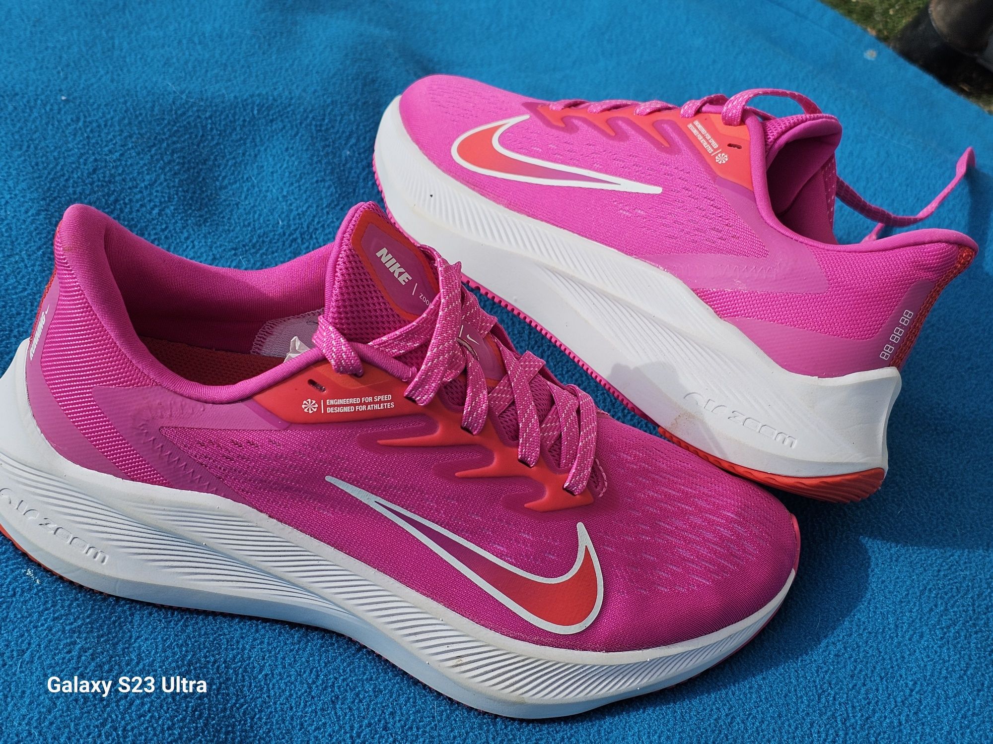 Nike Air Zoom Winflo 7 Pink оригинални дамски сникърси 38 номер