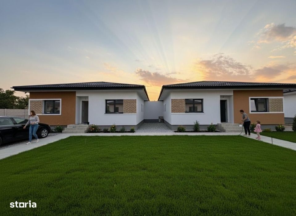 Casă individuală 130mp construiți, teren 396mp Tunari Str Randunicii