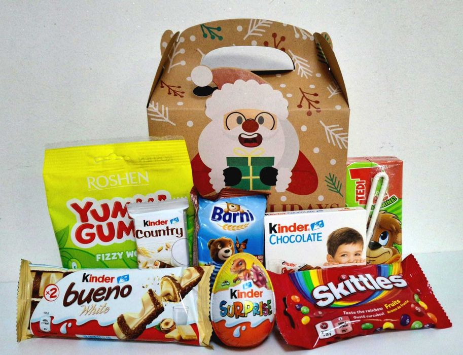 Pachete Cadou Craciun Mos Nicolae Milka Kinde Cos Cadou