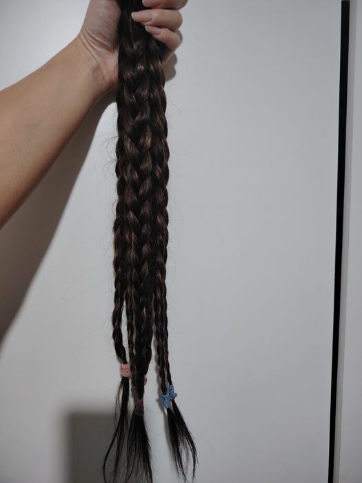 Vând extensii din par natural Brown Caramel (prindere cheratină)
