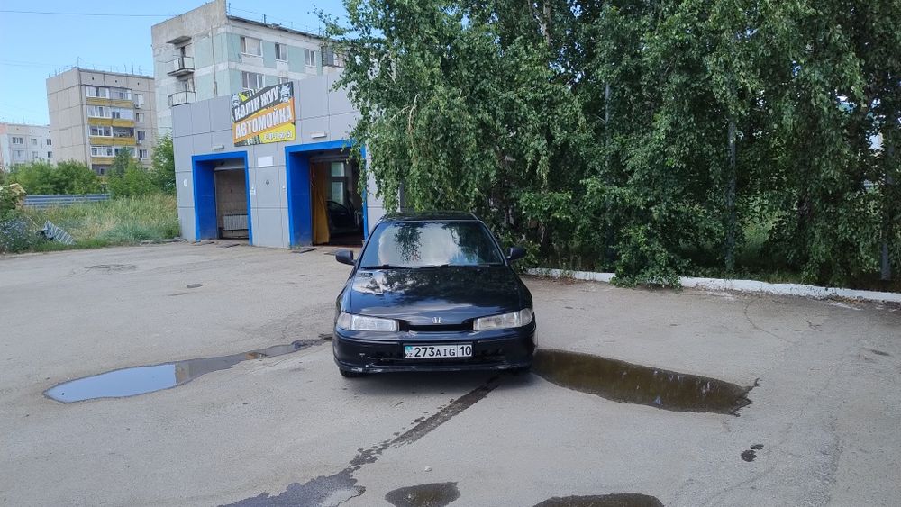 Хонда в хорошем состоянии.